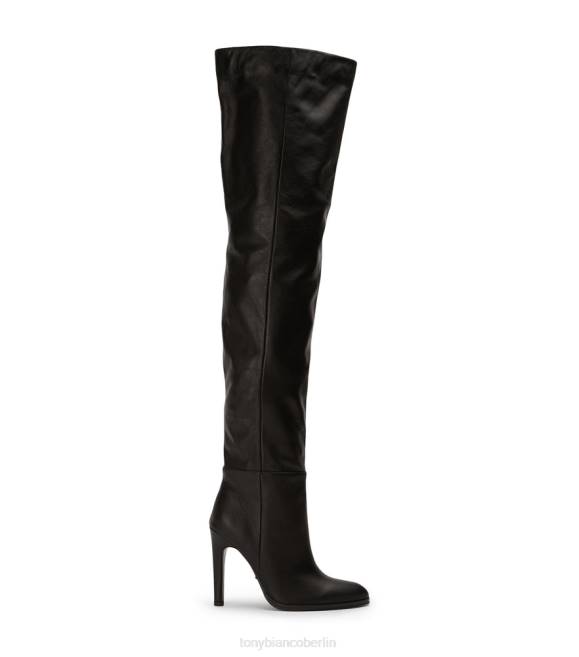 Stiefel mit Absatz| de Tony Bianco Frauen Held lange Stiefel schwarze Komo 4624569